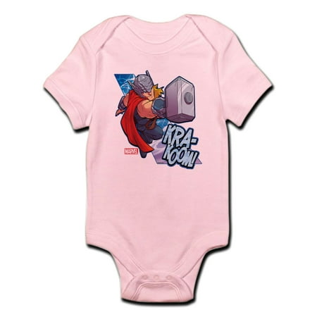 

CafePress - Thor Action - Baby Light Bodysuit