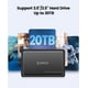 thumbnail image 4 of Carcasa de disco duro ORICO DDL35C3 SATA a USB C 3.5 2.5, 4 of 5