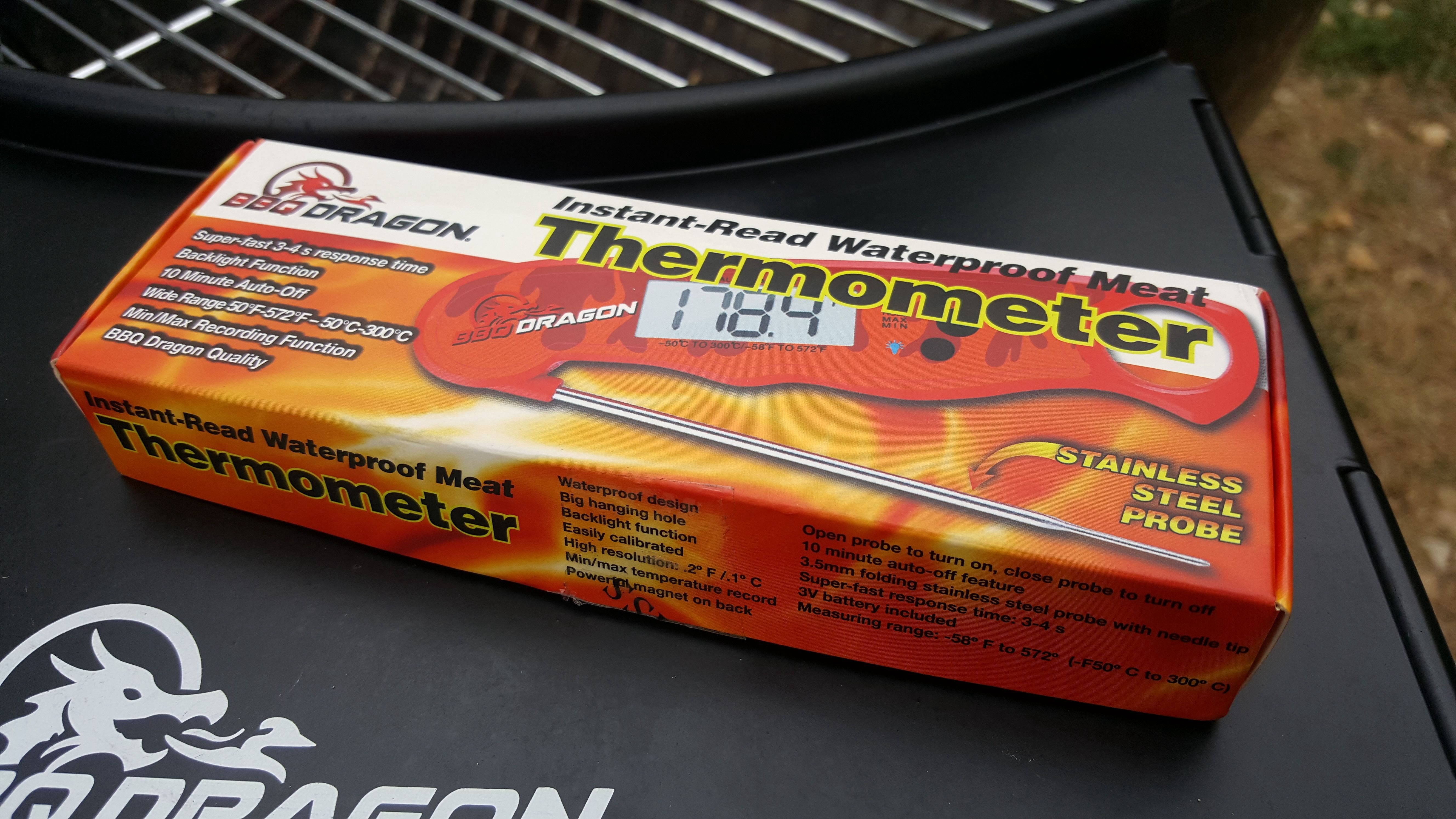 BBQ Dragon Instant-Read Waterproof Meat Thermometer - BBQD230