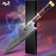 thumbnail image 2 of Cuchillo de Cocina MYVIT Damasco Kiritsuke 8 Pulgadas Acero Inoxidable VG10, 2 of 6