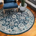 thumbnail image 3 of Traditional Koakburg Collection Area Rug Navy Blue - 3'3" Round, 3 of 5