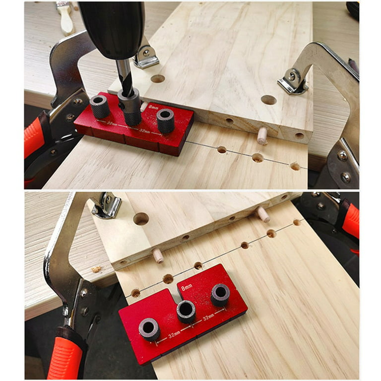 Dowel Maker Jig Kit, Metric 8mm to 20mm Adjustable Electric Drill