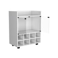 thumbnail image 4 of Aluminum-edged Top Bar Cart | Craft and Serve Drinks in Living Room | Enjoy Sophisticated Mixing and Presentation, 4 of 4