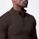 thumbnail image 4 of pstuiky camisa de manga larga para hombre, Protector solar de verano para hombre, transpirable, de color sólido, con cremallera, cuello alto y manga larga. top de hombre xxxl, 4 of 5