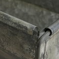 thumbnail image 6 of Woven Paths Metal Trough Container with Distressed Zinc Finish, 6 of 7