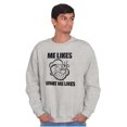 thumbnail image 5 of Popeye Quote What Me Likes Sweatshirt for Men or Women Brisco Brands S, 5 of 6