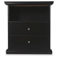 thumbnail image 2 of Signature Design by Ashley Casual Maribel Nightstand, Black, 2 of 6