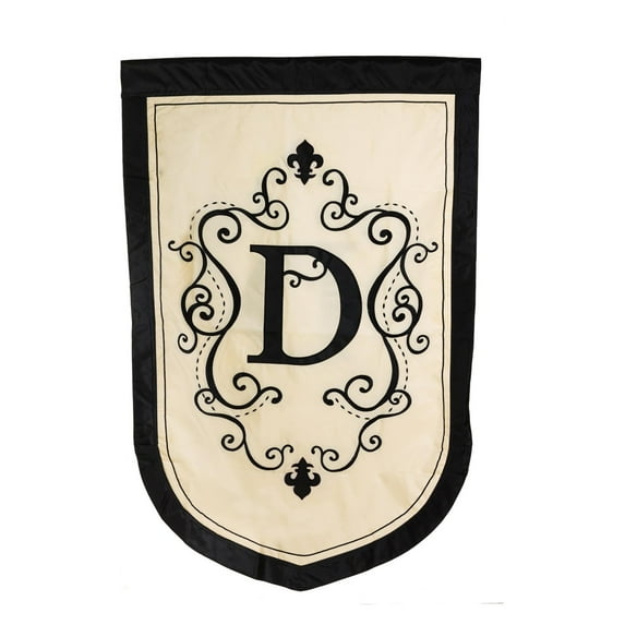 Monogram Estate Size Flag - D