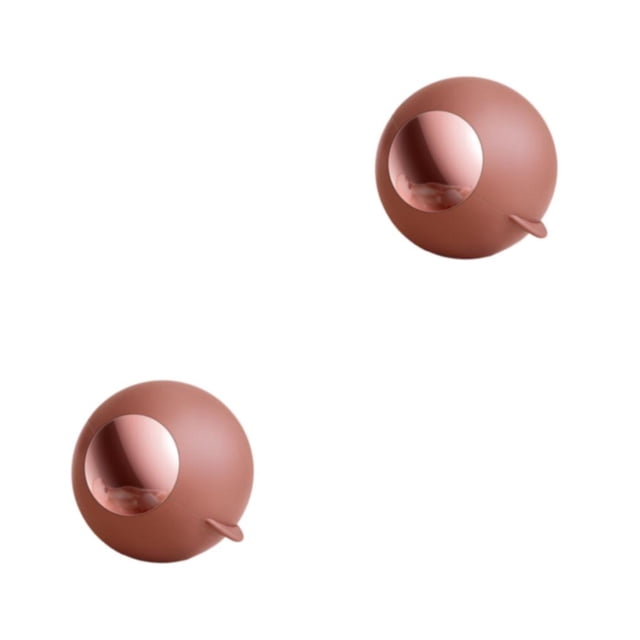 Cateissary Conveniente y fácil de remover el vello Sticky Roller Ball Innovadora herramienta de eliminación de vello para mascotas lavable oro oro rojo 2Conjunto