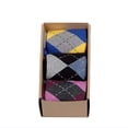 thumbnail image 3 of Pierre Henry Over the Calf Socks for Men (3 pairs) | Cotton Over the Calf Dress Socks | Long Socks that Stay up 12+ hours, 3 of 5