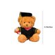 thumbnail image 3 of Juguete de peluche de oso de graduación | Gorro y bata de médico | Animal de peluche | Tela de poliéster suave | Gafas y pergamino detallados | Regalo conmemorativo | Muñeca decorativa | 13.7, 3 of 7