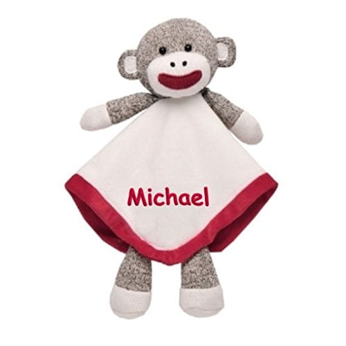 sock monkey snuggle buddy