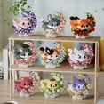 thumbnail image 1 of Sanrio Kuromi Cinnamoroll panda gato ratón pequeño animal modelo juguetes de bloques de construcción decoración del hogar adornos regalos para niños lindo, 1 of 5