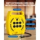 thumbnail image 3 of Carrete de cable de extensión DEWENWILS, 6 salidas, 30 pies, SJTW 16/3C, certificado UL, 3 of 7