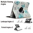 thumbnail image 3 of Jkytec case for iPad 6th 5th Generation 9.7 inch, for iPad Air 1/Air 2 Rotating smart Cover Stand with Wake up Sleep for A1893 A1954 A1822 A1823 A1566 A1567 A1474 A1475 (Lotus), 3 of 6