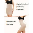 thumbnail image 3 of Vaslanda 2 Pack Shapewear Dress Slip for Under Dresses Half Slip Tummy Control Seamless Slimming Slip Body Shaper, 3 of 6