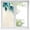 Off White Turquoise, variant on Static Cling Non Adhesive Window Film, Eucalyptus Leaves Farmhouse Window Privacy Film Frosted, Spring Botanical Opaque Window Coverings for Small Windows, Home, 17.7 x 39.3 Inches
