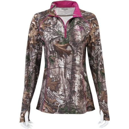 Women's Quarter-Zip Performance Layer (Best Base Layer For Stand Hunting)