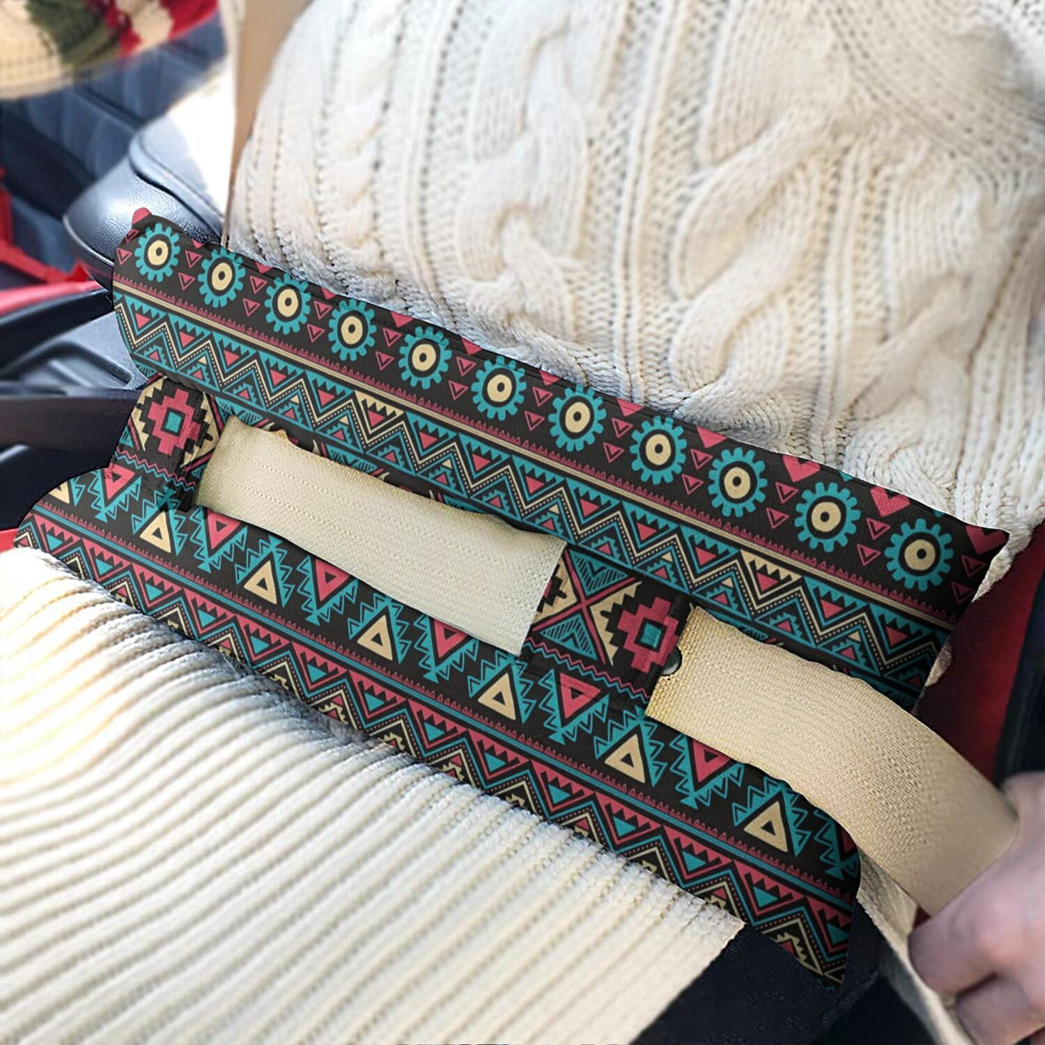 Universal Recovery Seat Belt Pillow For Mastectomy & Heart Surgery (Earthy)