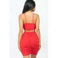 thumbnail image 5 of Ruched Crop Top And Skirt Sets, 5 of 5