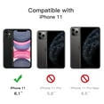 thumbnail image 5 of JETech 3 in 1 Case for iPhone 11 6.1-Inch, with 2-Pack Screen Protector and 2-Pack Camera Lens Protector, Full Coverage Tempered Glass Film, Shockproof Bumper Phone Cover (Black), 5 of 7