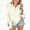 White, variant on WXFAZCVU Girls Full Zip Cardigan Sweater Fall Winter Loose Fit Lightweight Outerwear with Hood Size 14-15 Years
