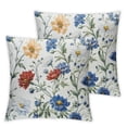 thumbnail image 2 of Nawypu Blue and White Daisy Pillow Covers  Set of 2, Spring Flowers Throw Pillow Covers Outdoor Decorative Pillow Case for Couch Bed Sofa Cushion Home Decor, 2 of 6