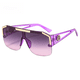thumbnail image 1 of Decoración de lentes de una pieza Gafas de sol de una pieza Gafas deportivas Gafas de sol de moda, 1 of 5