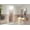 Brushed Nickel, variant on Halo 31.75 in. x 78 in. Glass hinged Glass Shower Enclosure