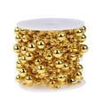 thumbnail image 1 of 10m/roll  Beads Chain Christmas Tree Home Garden Decor DIY Craft(Gold), 1 of 1