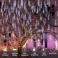 thumbnail image 2 of Innens Meteor Shower Rain Lights Waterproof Rain Drop Lights for Holiday Party Wedding Christmas Tree Decoration (White, 1Pc), 2 of 14