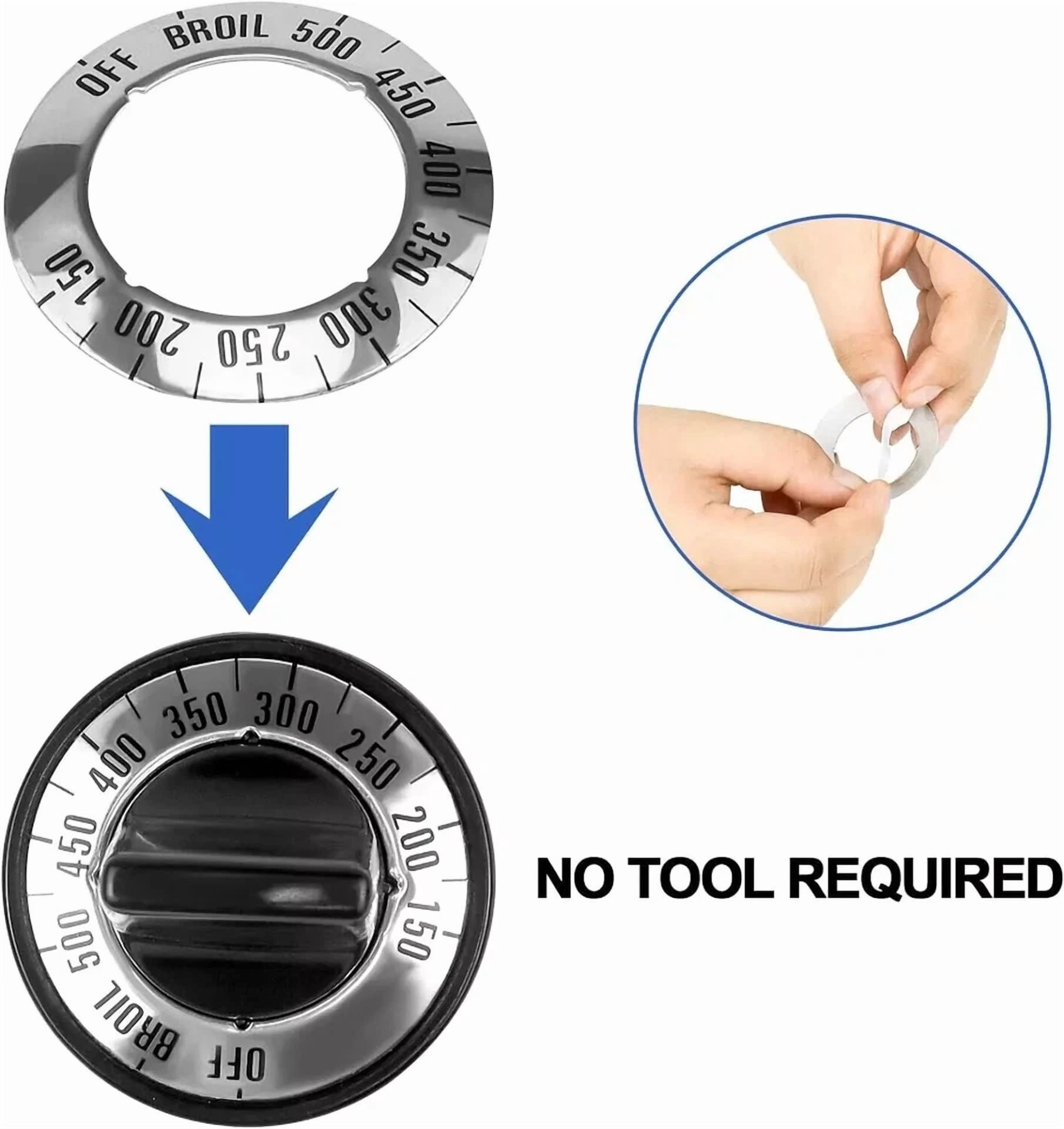 CIRCLE- Universal Stove Knob Compatible With Electric Gas Stove Replacement Range Kit..