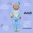 thumbnail image 3 of Muñeco Reborn Nicolás 55cm Mameluco y Kit Esencial, 3 of 4