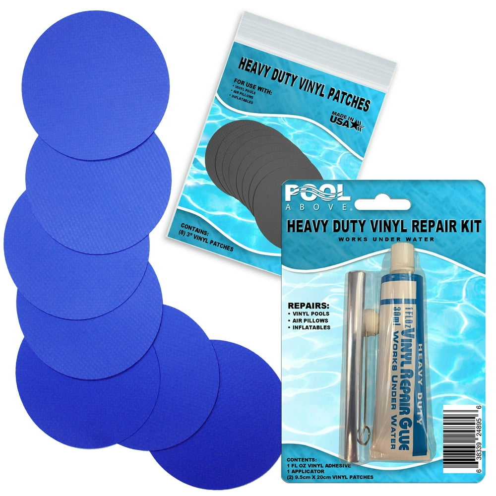 Heavy Duty Vinyl Repair Patch Kit for Inflatables Boat Raft Kayak Air