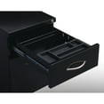thumbnail image 4 of Hirsh 20" Deep Mobile Pedestal File Cabinet 2 Drawer Box-File, Letter Width, Black, 4 of 8