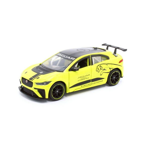 Jaguar I-Pace eTrophy, Yellow - Tayumo TM00023YL - 1/36 scale Diecast Model Toy Car