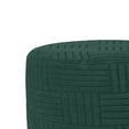 thumbnail image 6 of Round Ottoman Slipcover Stretch Ottoman Cover Footstool Protector Soft Polyester for Living Room Bedroom Decor, 6 of 9