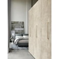 thumbnail image 3 of Goo-Ki 6 Pack 12.6" Hole Center Cabinet Pulls Shining Golden Modern Minimalist Drawer Handle Wardrobe Cabinet Door Handle, 3 of 6