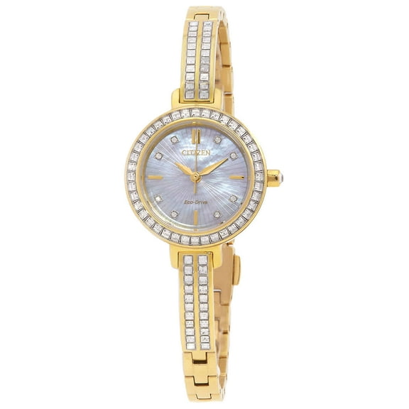 Citizen Silhouette Crystal Eco-Drive Ladies Watch EM0862-56D