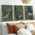 thumbnail image 4 of Hieng William Morris Wall Hieng Forest Animal Canvas Prints Wall Hieng Sets Farmhouse Living Room Decor Fox Rabbit Eagle Gothic Vintage Botanical Floral Oil Painting Pictures, 4 of 6
