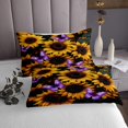 thumbnail image 3 of Erosebridal Flying Butterfly Coverlet Set King,Spring Garden Bedding Set,Flower Room Decor,Breathable,3pcs, 3 of 5