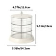thumbnail image 3 of Ckraxd Multi Rotating Storage Box | Transparent Tape Cover | Jewelry Organizer | Dustproof Protection | 360° Rotation | Bracelet Storage Solution, 3 of 6