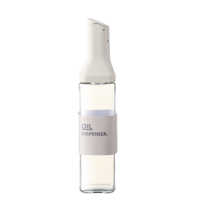 Dispensador de aceite y vinagre de 16,9 oz/500 ml - Dispensador de aceite de vidrio con pico antigoteo - Dispensador de aceite de cocina con tapa de vertido automático