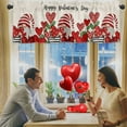 thumbnail image 4 of Valentine's Day Printed Kitchen Curtain Fabric Decorative Window for Bedroom and Home, 4 of 8