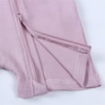 thumbnail image 5 of WIBACKER 3M-3T Baby Girls Ribbed Bamboo Viscose Short Pajamas, 2 Way Zipper One-Piece Short Sleeve Sleepers, 5 of 11