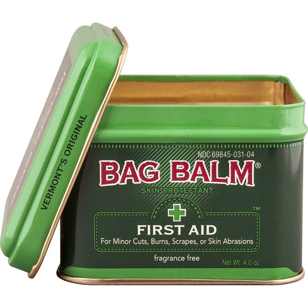2 Pack Bag Balm First Aid for Minor Cut's, etc. Vermont's Original, 4 oz Each