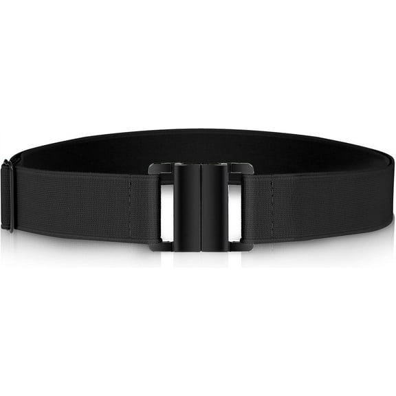 Invisible Elastic Belt for Women, Adjustable No Show Stretch Belt with Flat Buckle for Pants and Dresses