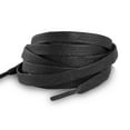 thumbnail image 2 of Santimon 2 Pairs Classic Waxed Flat Shoelace for Boots/ Sneakers/ Sport Shoes 31" Black, 2 of 8