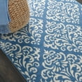 thumbnail image 6 of Nourison Grafix Modern Damask Blue 3'9" x 5'9" Area Rug, (4' x 6'), 6 of 8