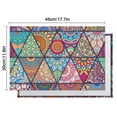 thumbnail image 5 of Multicolor Ethnic Geometric Pattern Summer Placemats Table Placemats Set Of 6-Linen Kitchen Washable Placemats Table Mats 11.8"x17.7" Non-Slip Heat Resistant, 5 of 5